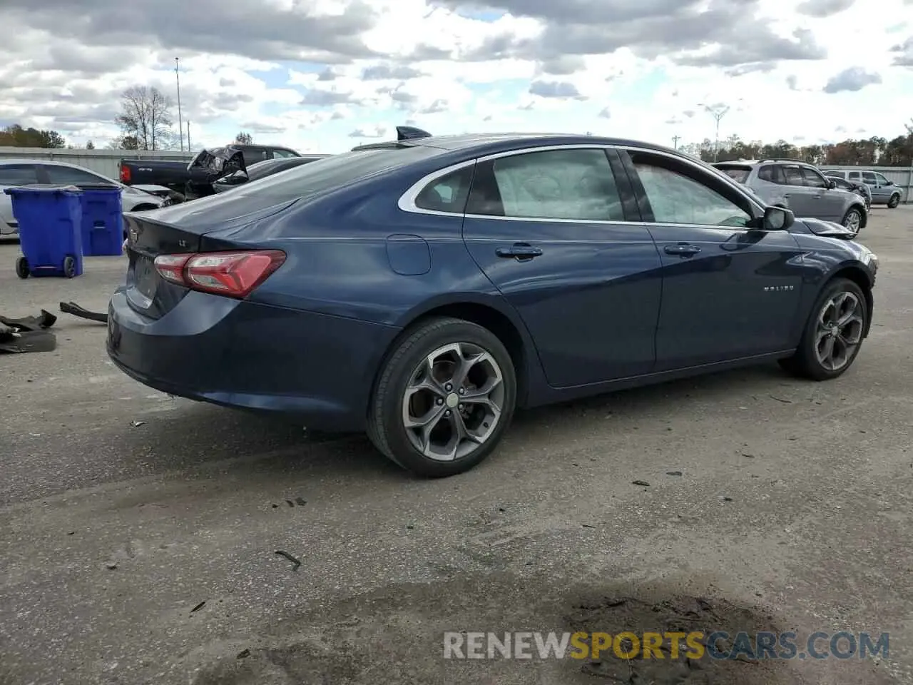 3 Photograph of a damaged car 1G1ZD5ST4NF118971 CHEVROLET MALIBU 2022