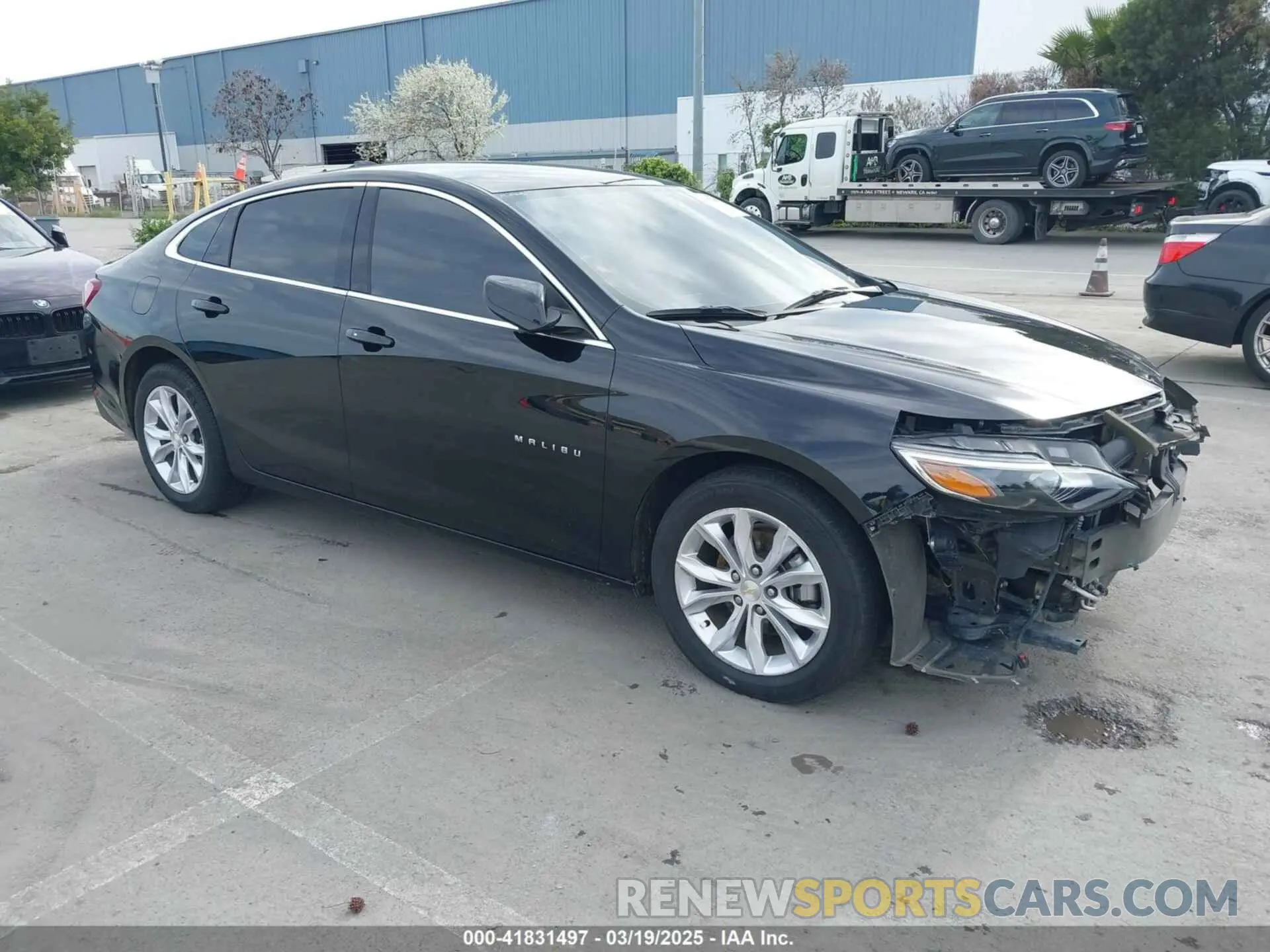 1 Photograph of a damaged car 1G1ZD5ST4NF131803 CHEVROLET MALIBU 2022