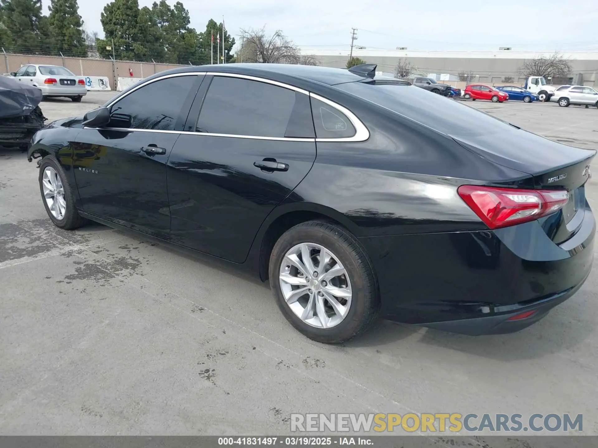 3 Photograph of a damaged car 1G1ZD5ST4NF131803 CHEVROLET MALIBU 2022
