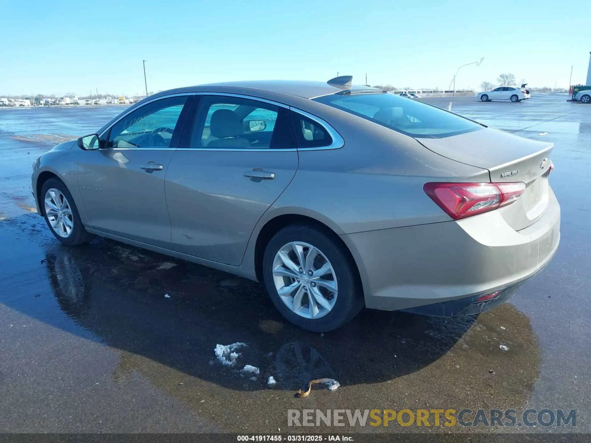3 Photograph of a damaged car 1G1ZD5ST4NF138959 CHEVROLET MALIBU 2022