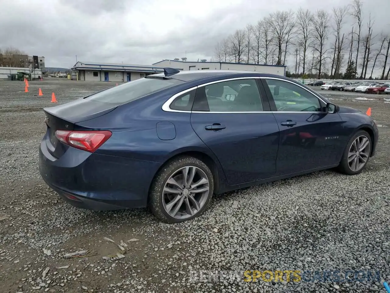 3 Photograph of a damaged car 1G1ZD5ST4NF174604 CHEVROLET MALIBU 2022