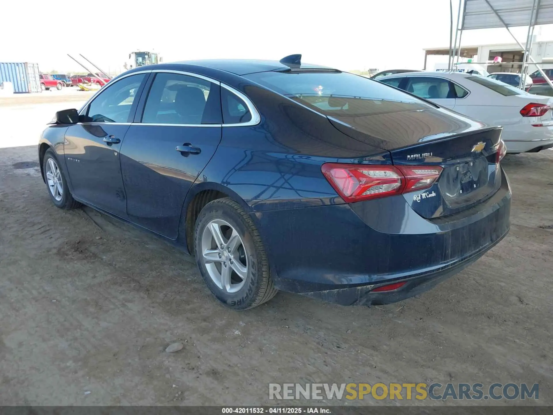 3 Photograph of a damaged car 1G1ZD5ST4NF179317 CHEVROLET MALIBU 2022