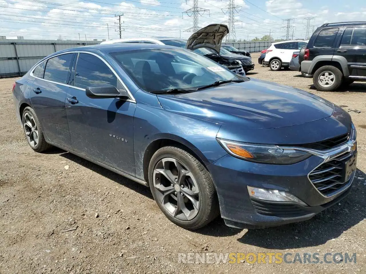4 Фотография поврежденного автомобиля 1G1ZD5ST4NF192553 CHEVROLET MALIBU 2022