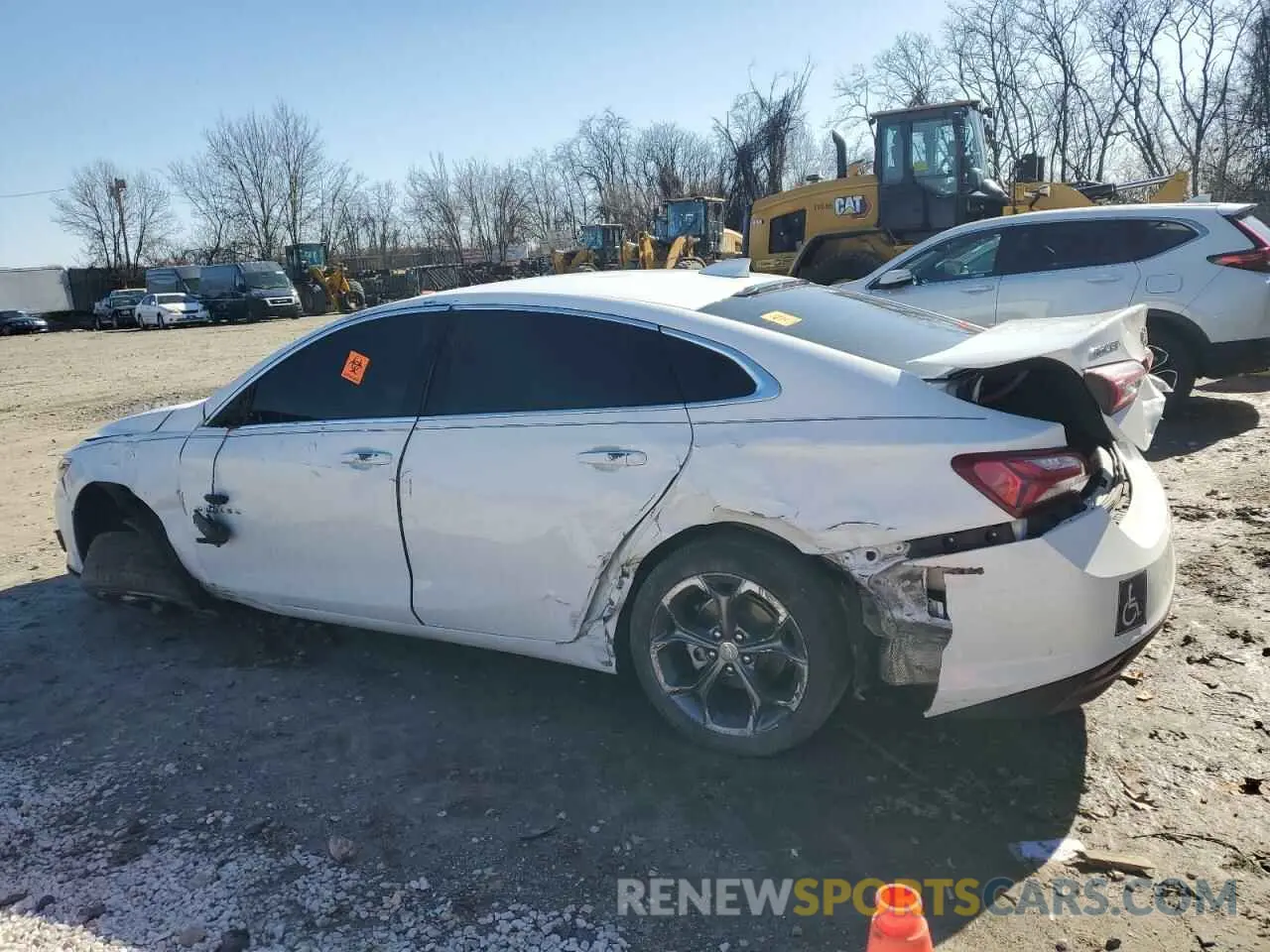 2 Photograph of a damaged car 1G1ZD5ST5NF110037 CHEVROLET MALIBU 2022