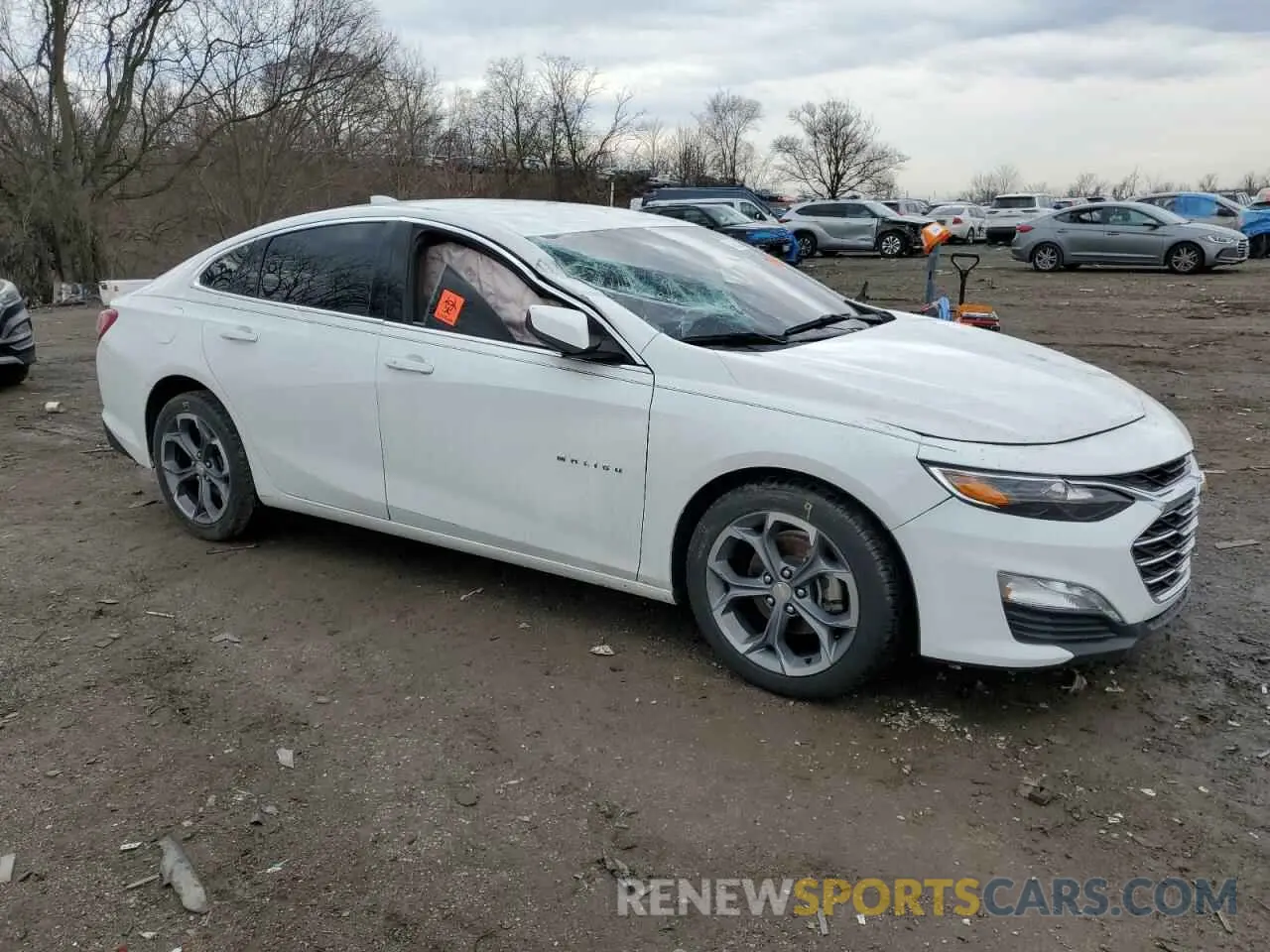 4 Photograph of a damaged car 1G1ZD5ST5NF110037 CHEVROLET MALIBU 2022