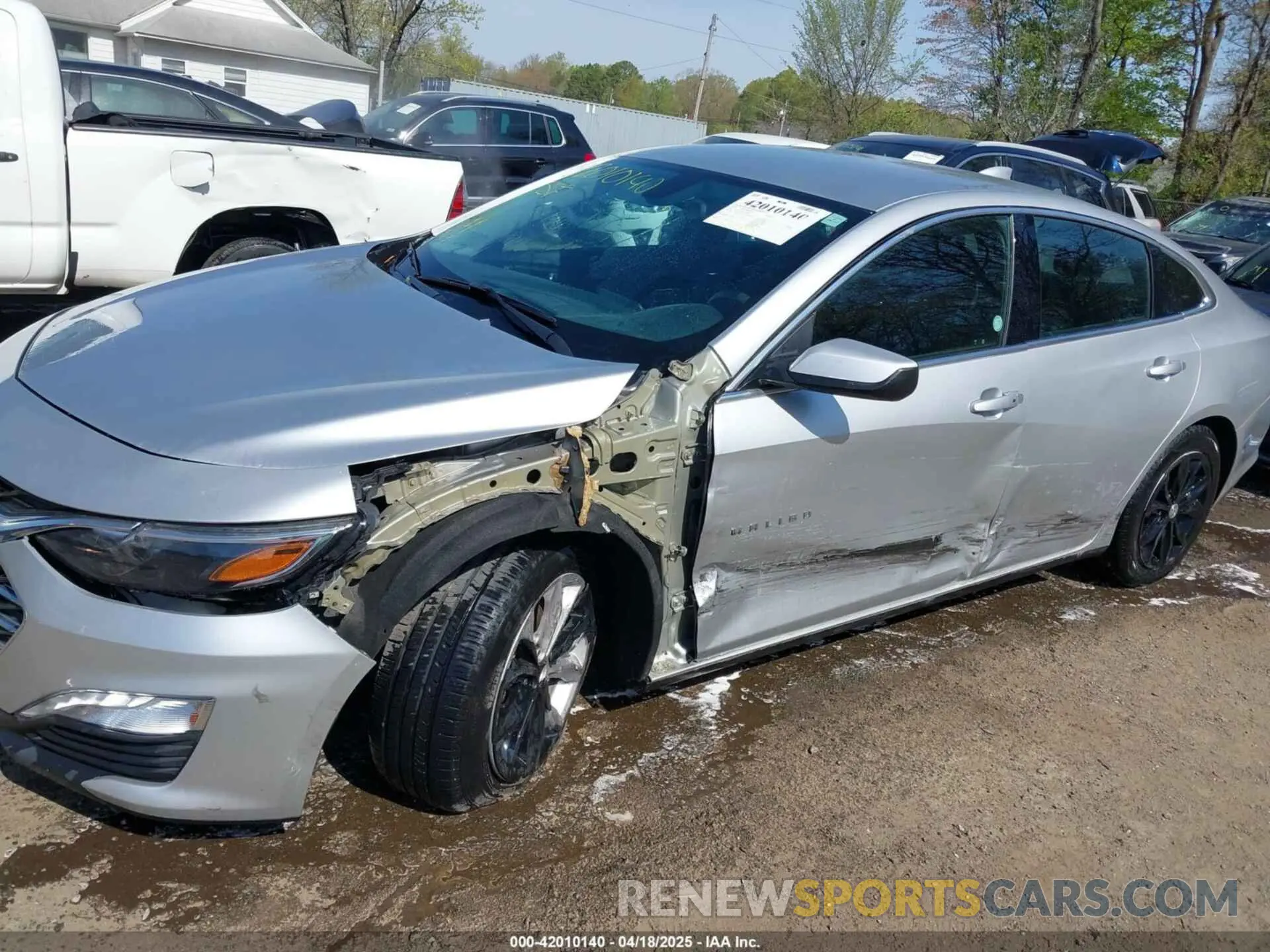 6 Photograph of a damaged car 1G1ZD5ST5NF121944 CHEVROLET MALIBU 2022