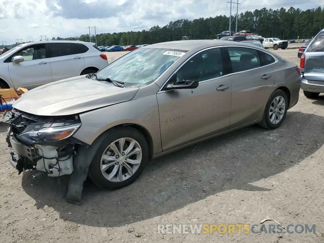 1 Photograph of a damaged car 1G1ZD5ST5NF127596 CHEVROLET MALIBU 2022