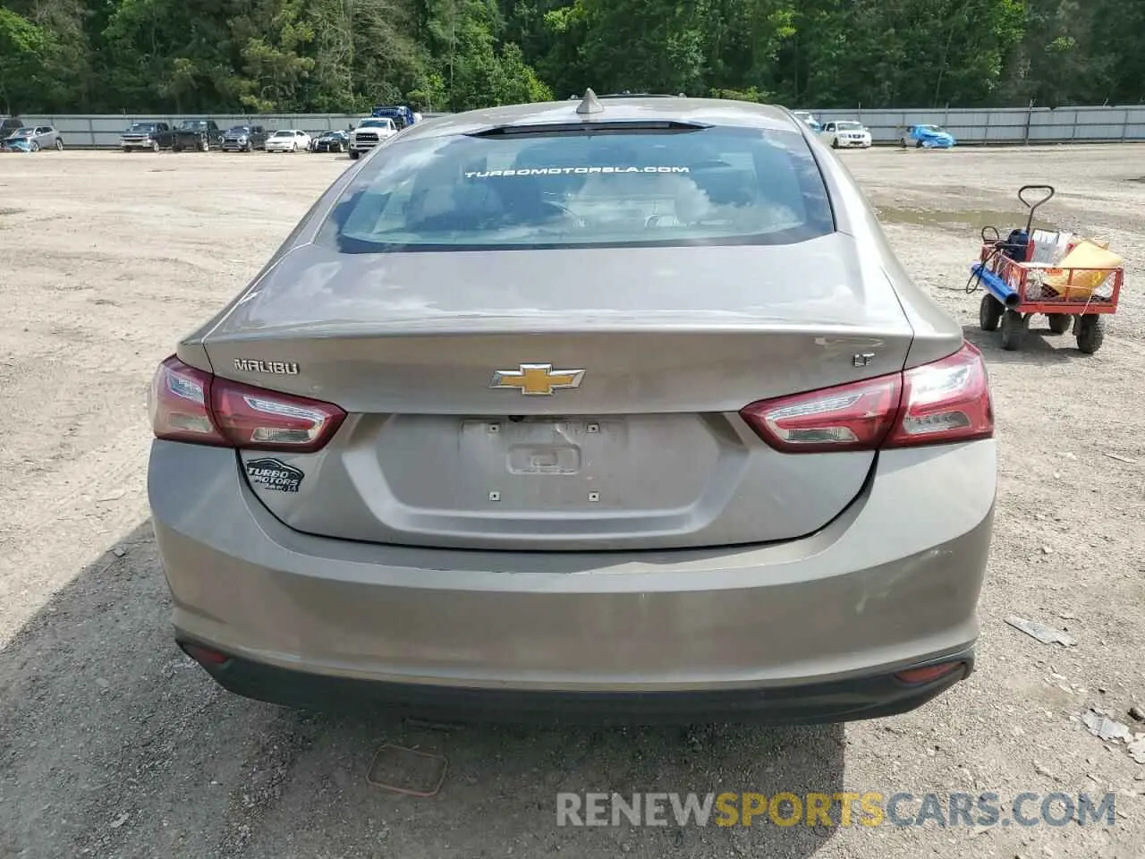 6 Photograph of a damaged car 1G1ZD5ST5NF127596 CHEVROLET MALIBU 2022