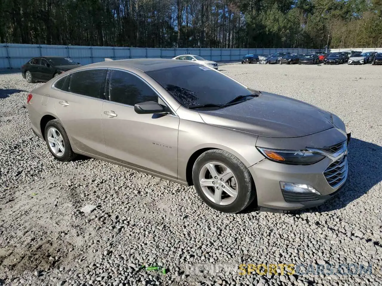 4 Фотография поврежденного автомобиля 1G1ZD5ST5NF137450 CHEVROLET MALIBU 2022