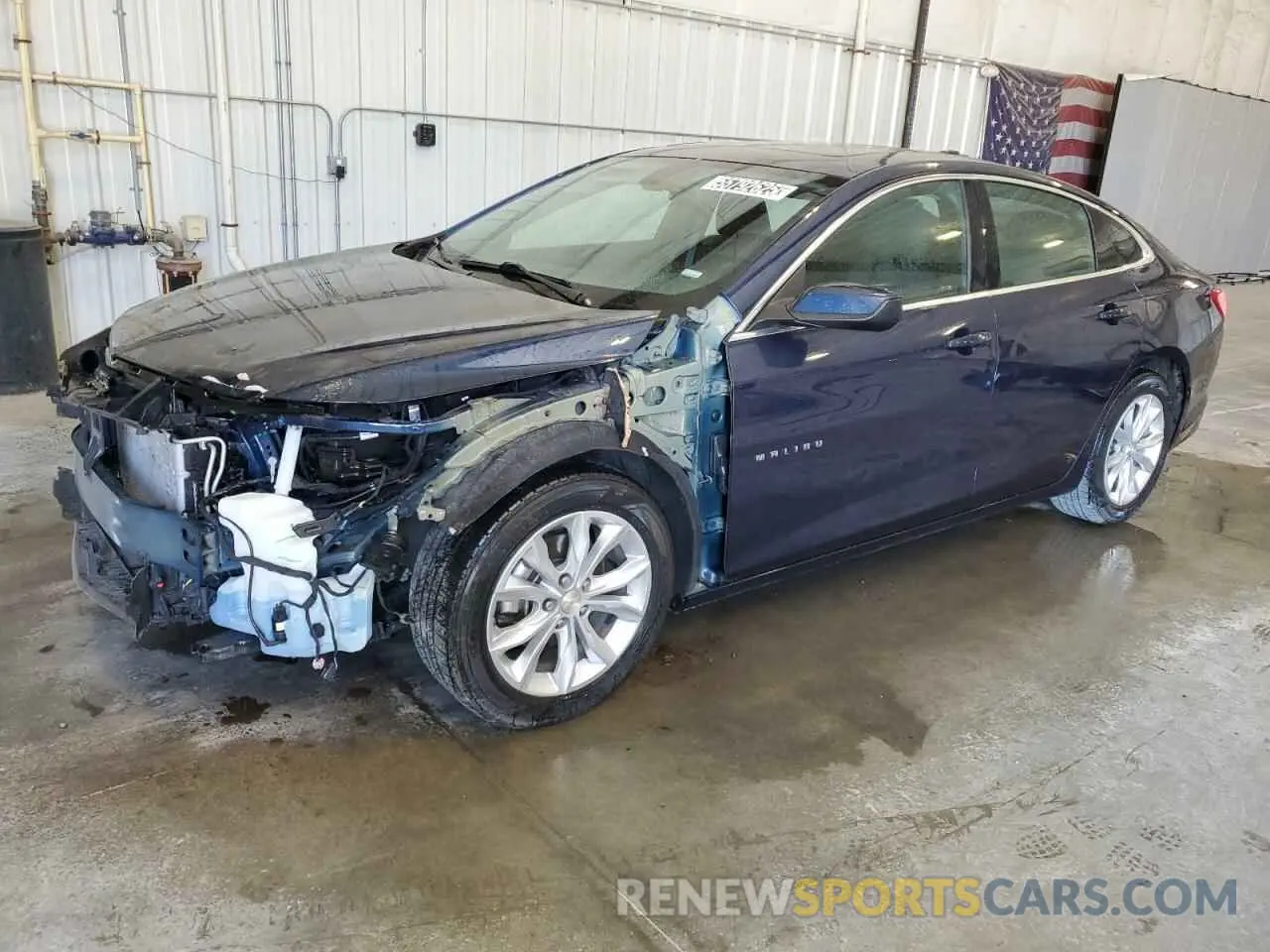 1 Photograph of a damaged car 1G1ZD5ST5NF139652 CHEVROLET MALIBU 2022