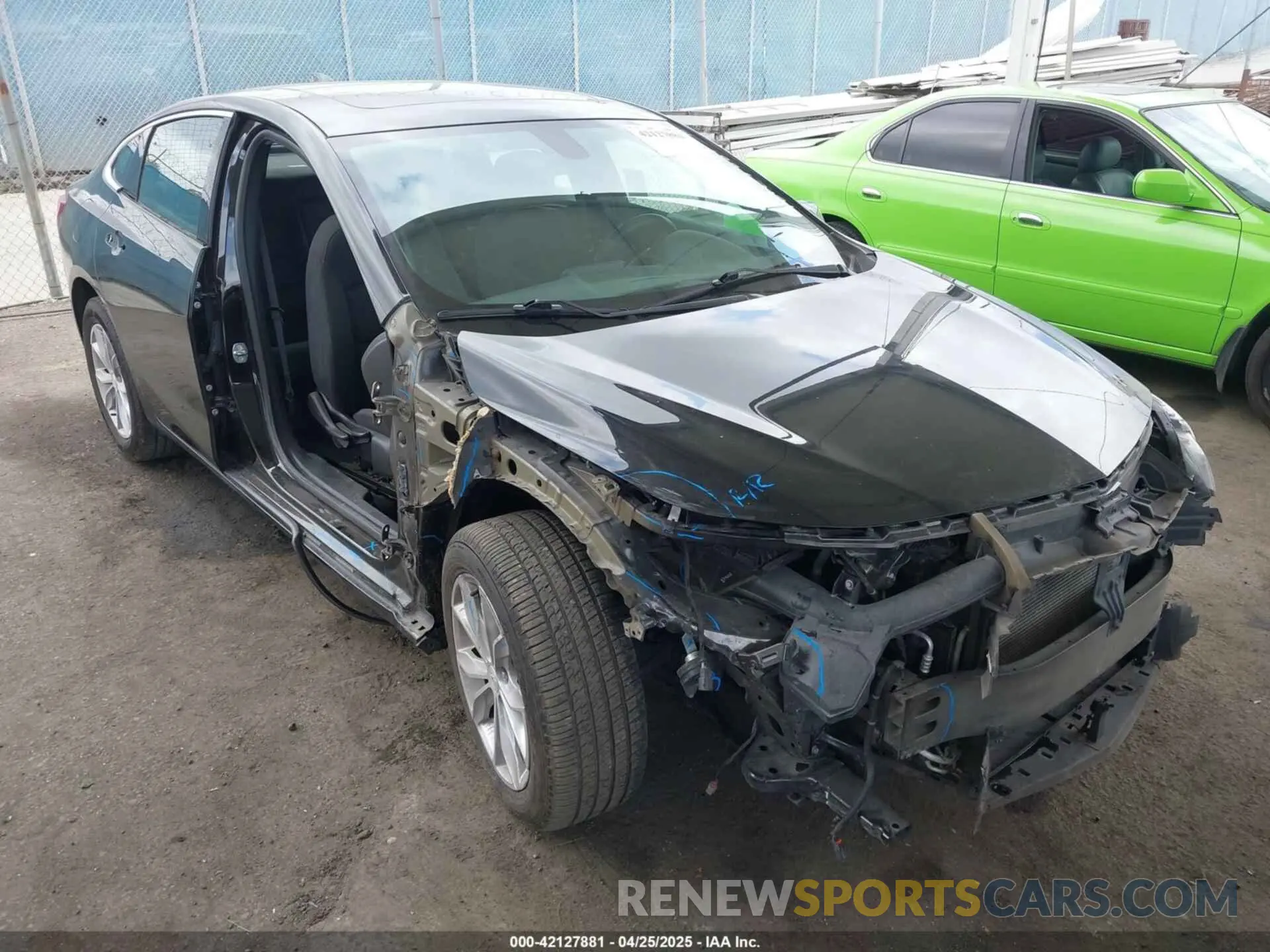 1 Photograph of a damaged car 1G1ZD5ST5NF139733 CHEVROLET MALIBU 2022