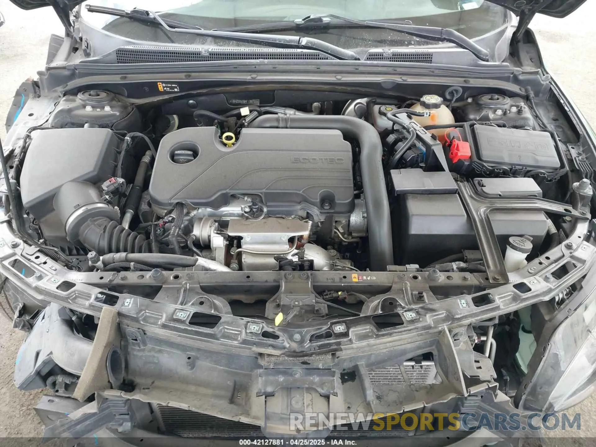 10 Photograph of a damaged car 1G1ZD5ST5NF139733 CHEVROLET MALIBU 2022