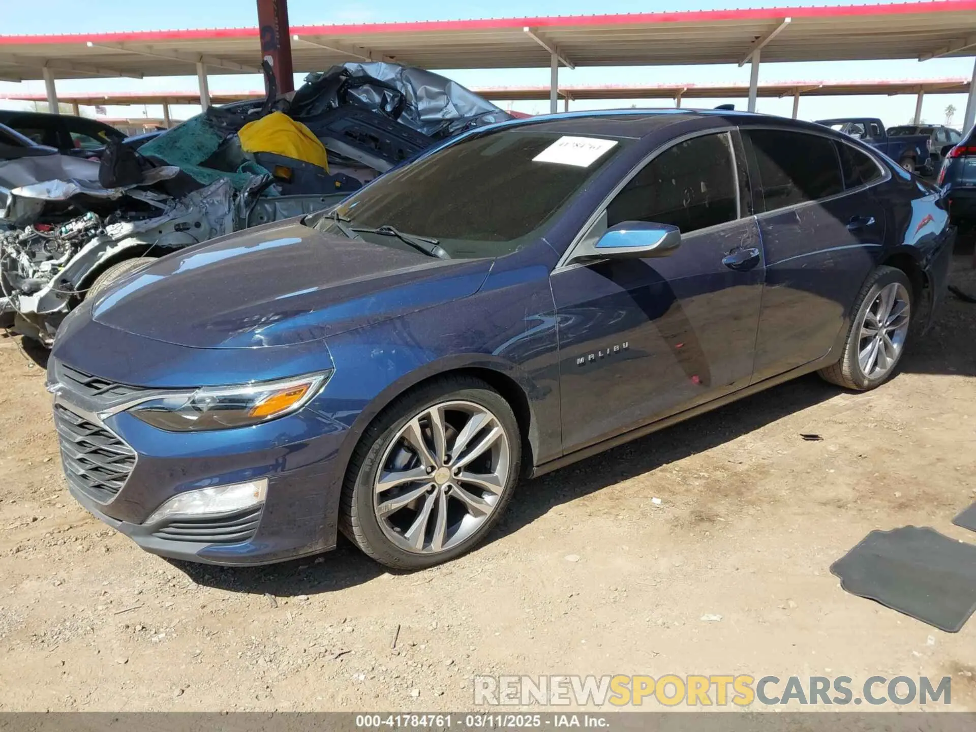 2 Фотография поврежденного автомобиля 1G1ZD5ST5NF158055 CHEVROLET MALIBU 2022