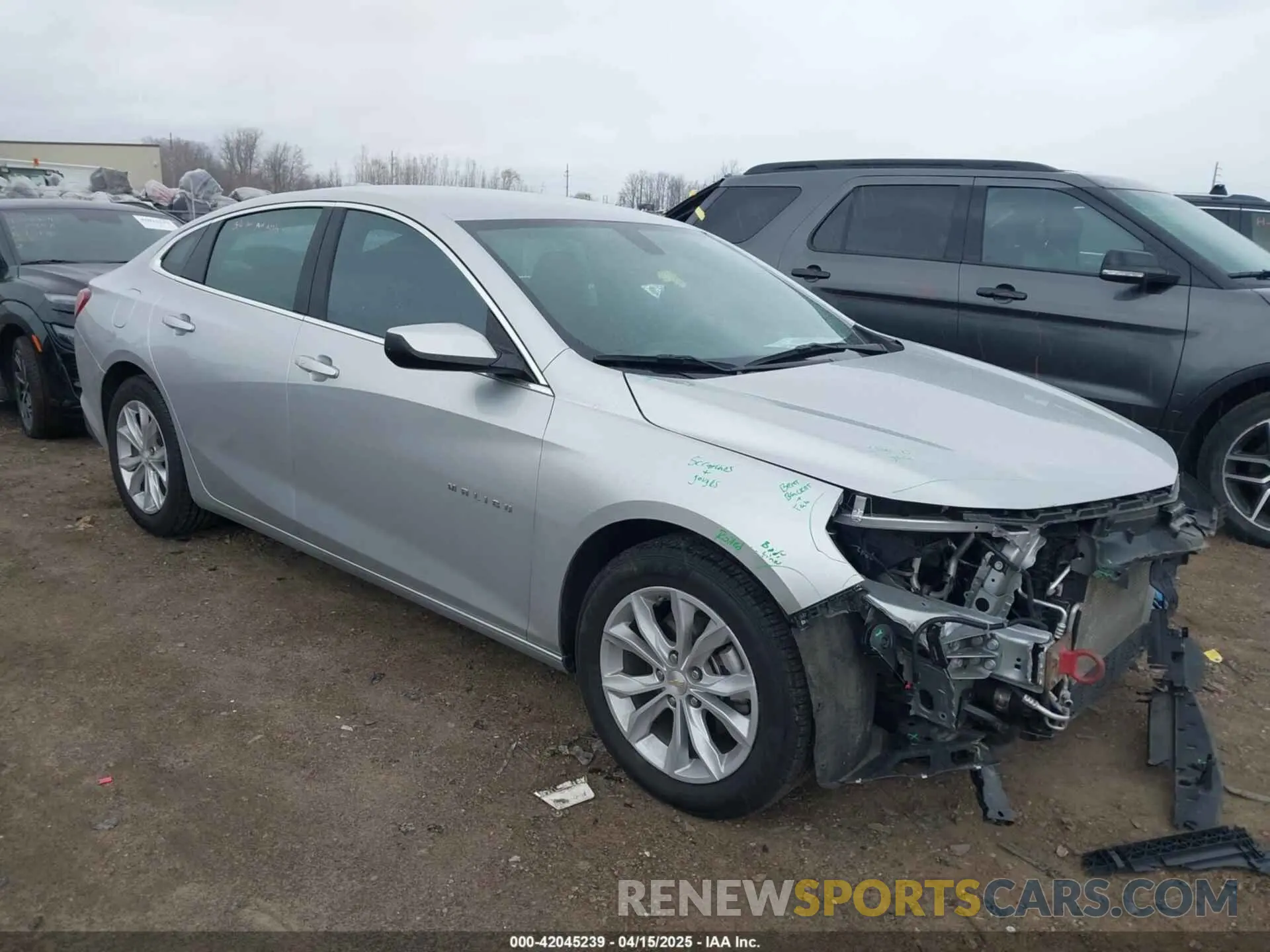1 Photograph of a damaged car 1G1ZD5ST5NF163398 CHEVROLET MALIBU 2022