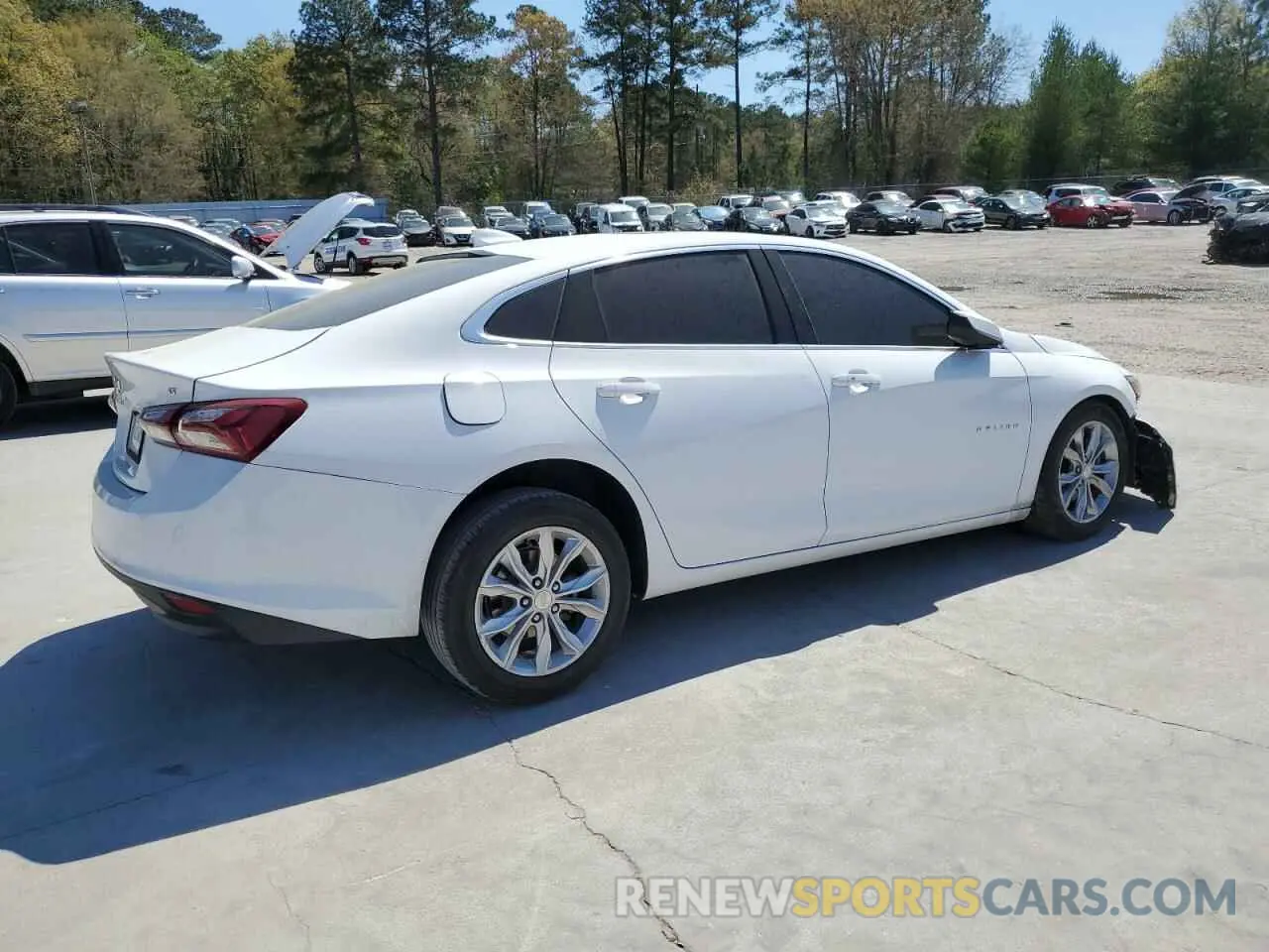 3 Photograph of a damaged car 1G1ZD5ST5NF167645 CHEVROLET MALIBU 2022