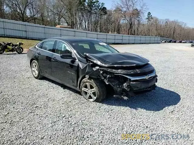 10 Photograph of a damaged car 1G1ZD5ST5NF173879 CHEVROLET MALIBU 2022