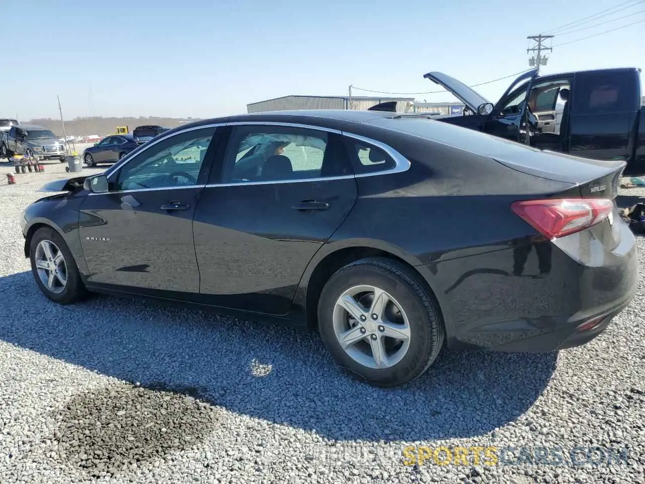 2 Photograph of a damaged car 1G1ZD5ST5NF173879 CHEVROLET MALIBU 2022