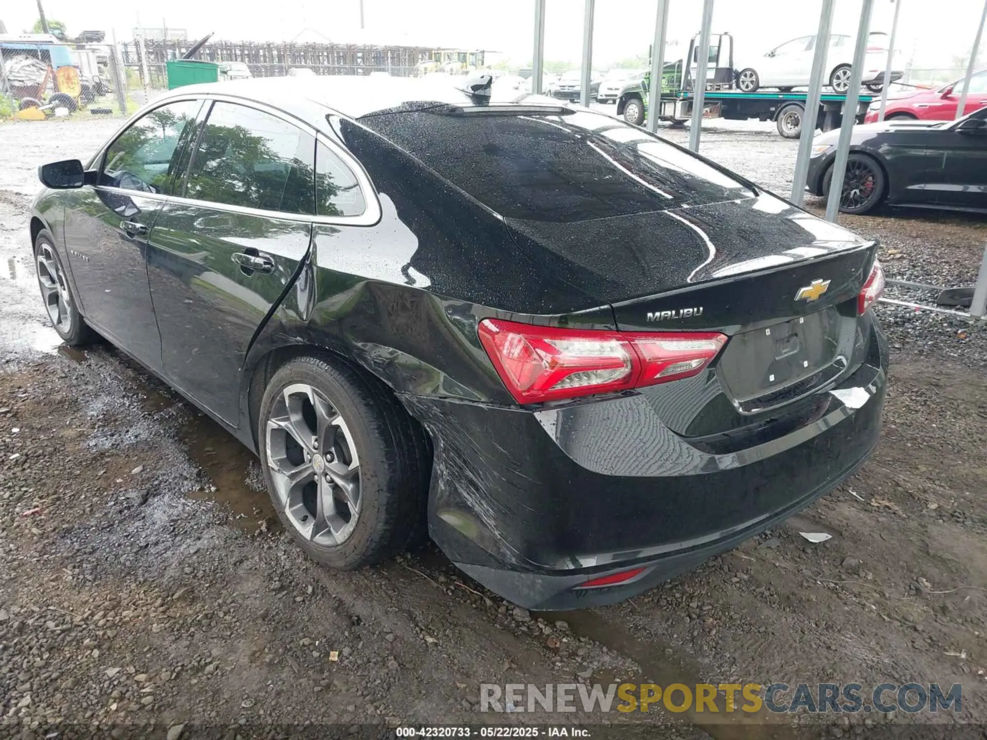 3 Photograph of a damaged car 1G1ZD5ST5NF179875 CHEVROLET MALIBU 2022