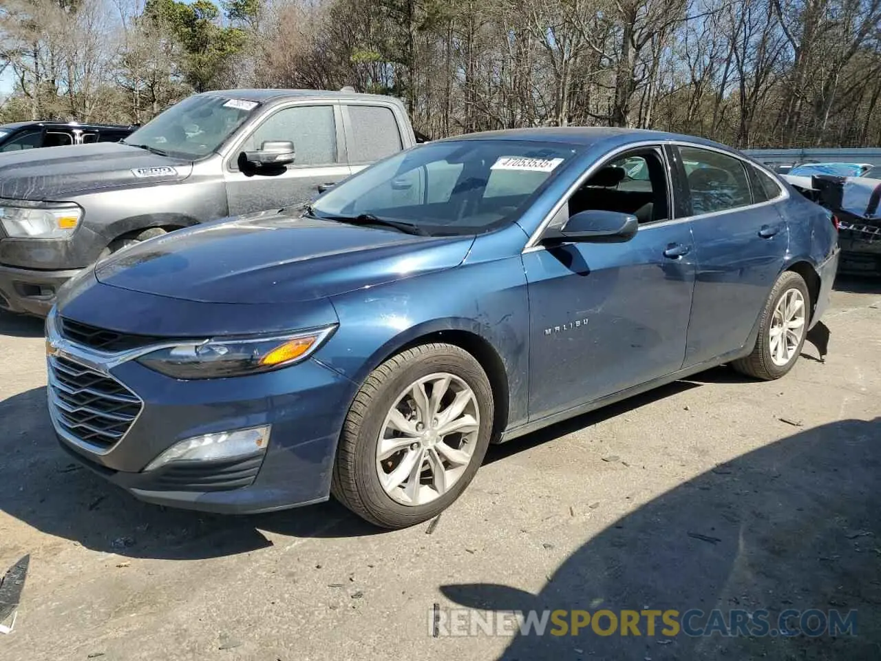 1 Photograph of a damaged car 1G1ZD5ST6NF126487 CHEVROLET MALIBU 2022