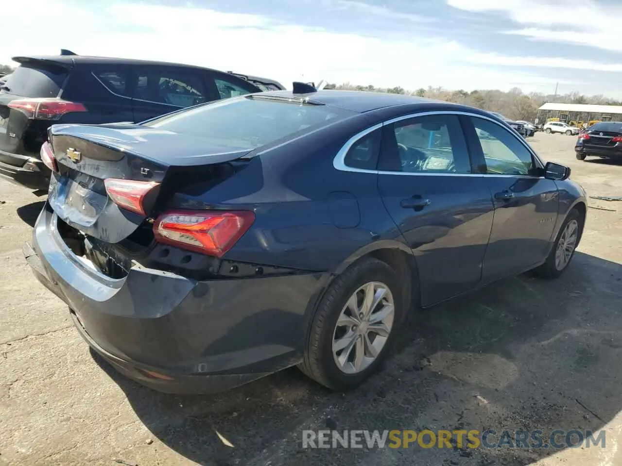 3 Photograph of a damaged car 1G1ZD5ST6NF126487 CHEVROLET MALIBU 2022