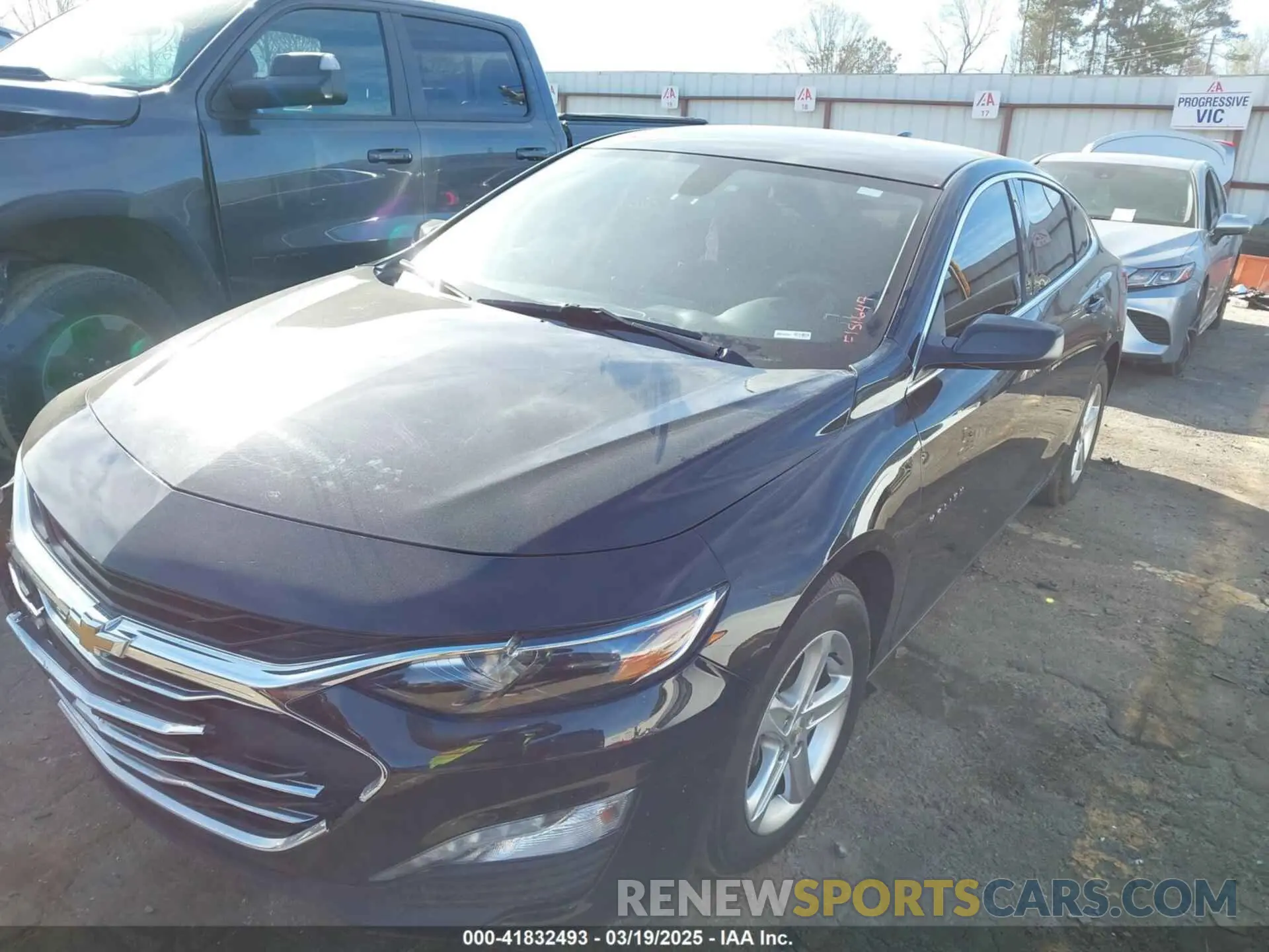 2 Photograph of a damaged car 1G1ZD5ST6NF151647 CHEVROLET MALIBU 2022