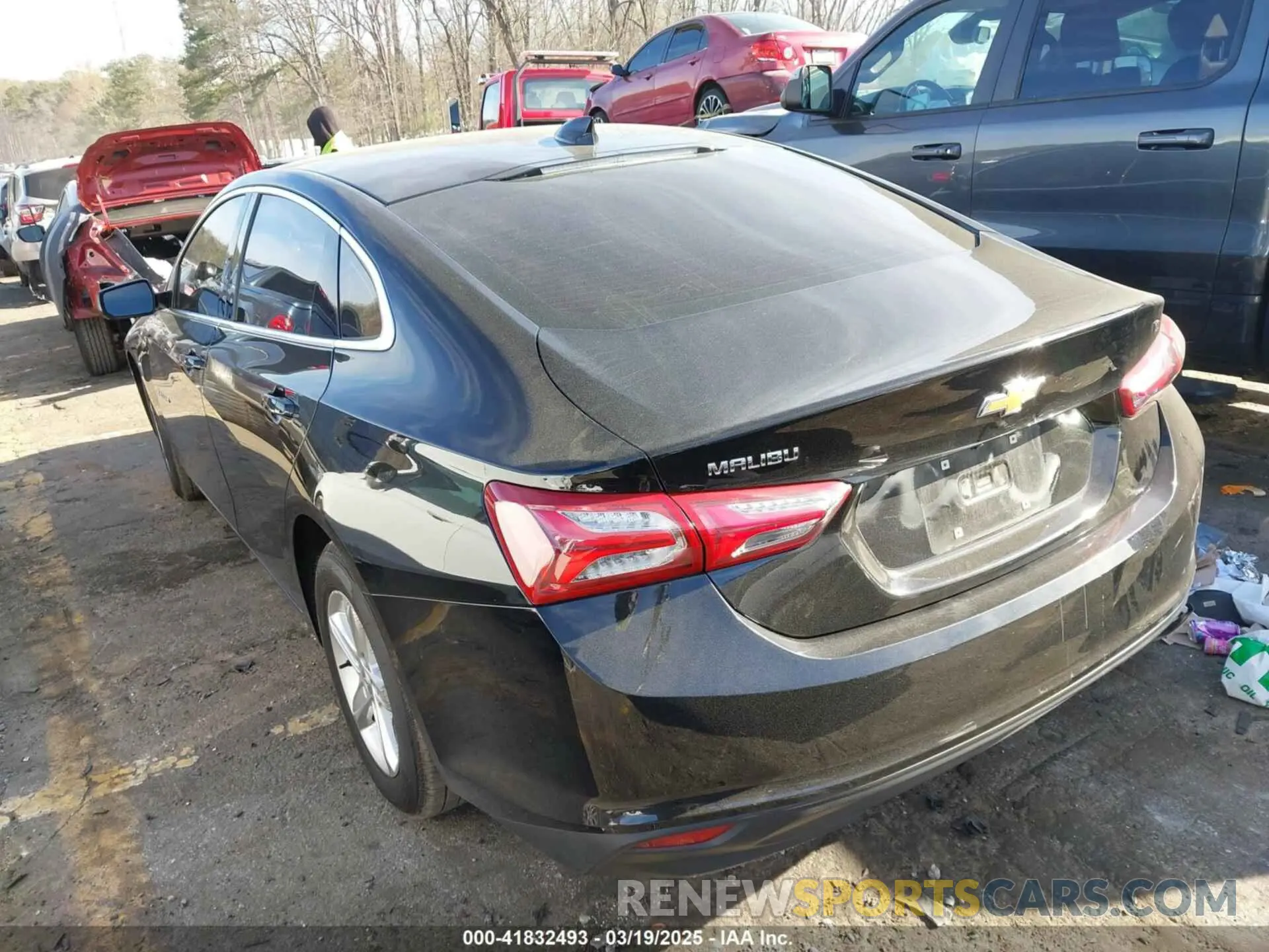 3 Photograph of a damaged car 1G1ZD5ST6NF151647 CHEVROLET MALIBU 2022