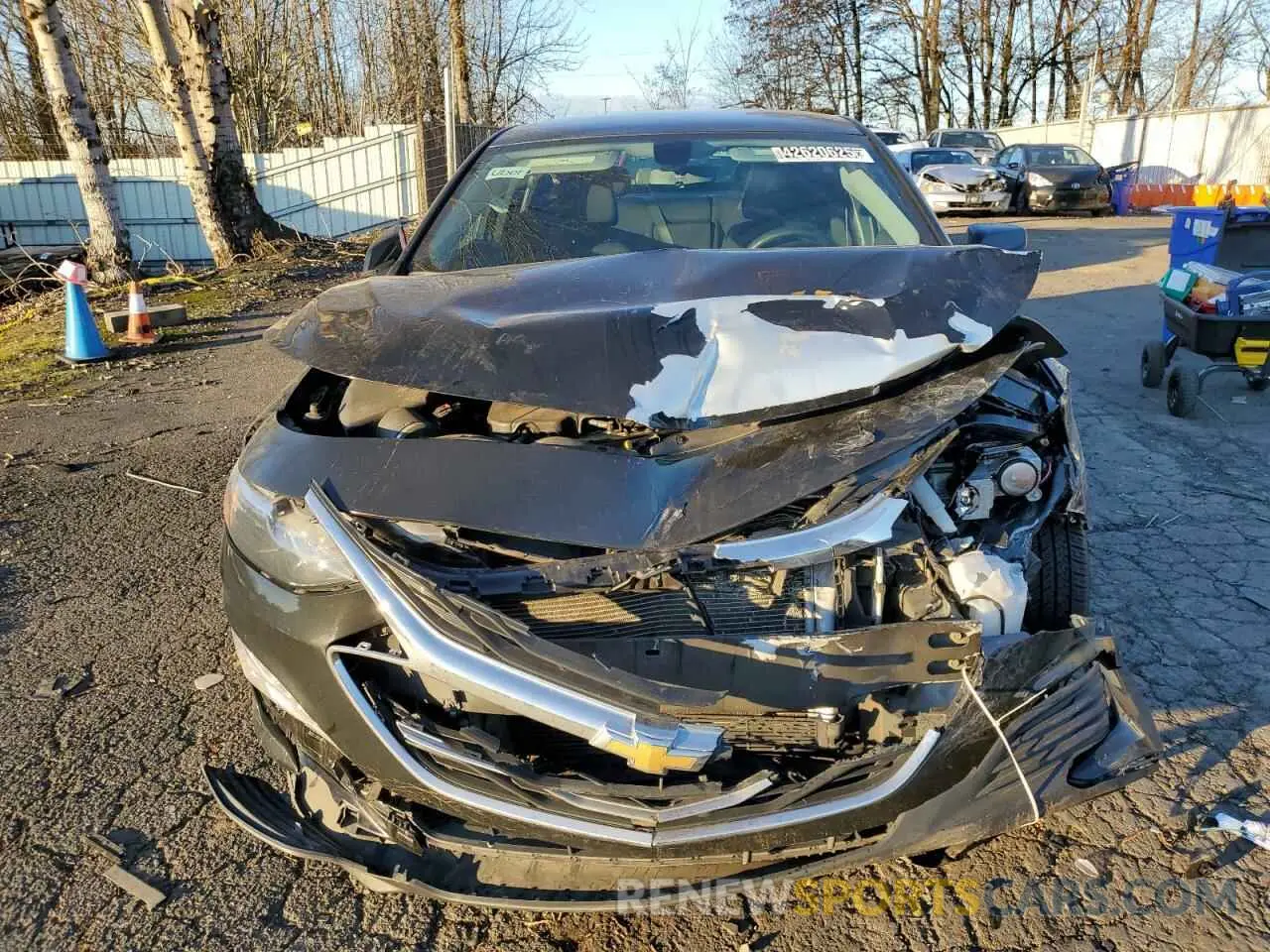 5 Photograph of a damaged car 1G1ZD5ST6NF157612 CHEVROLET MALIBU 2022