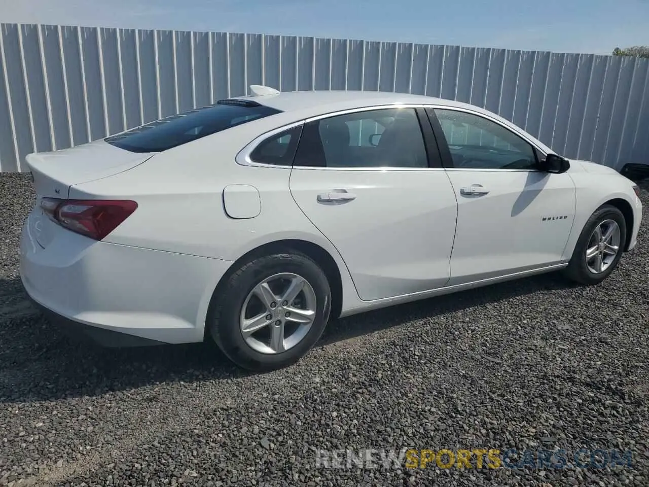 3 Photograph of a damaged car 1G1ZD5ST6NF194546 CHEVROLET MALIBU 2022