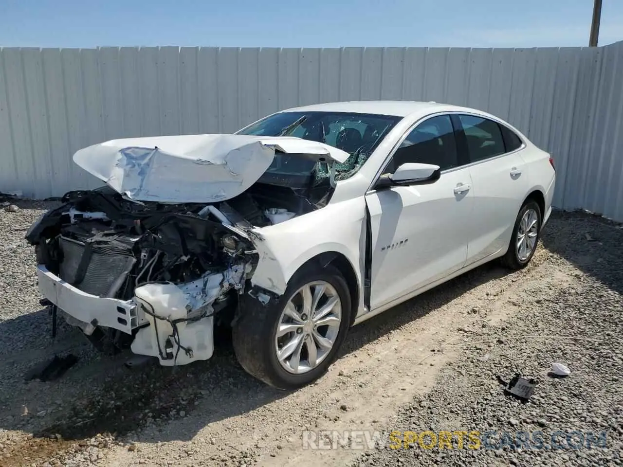 1 Photograph of a damaged car 1G1ZD5ST6NF195258 CHEVROLET MALIBU 2022