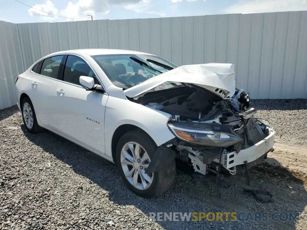 4 Photograph of a damaged car 1G1ZD5ST6NF195258 CHEVROLET MALIBU 2022