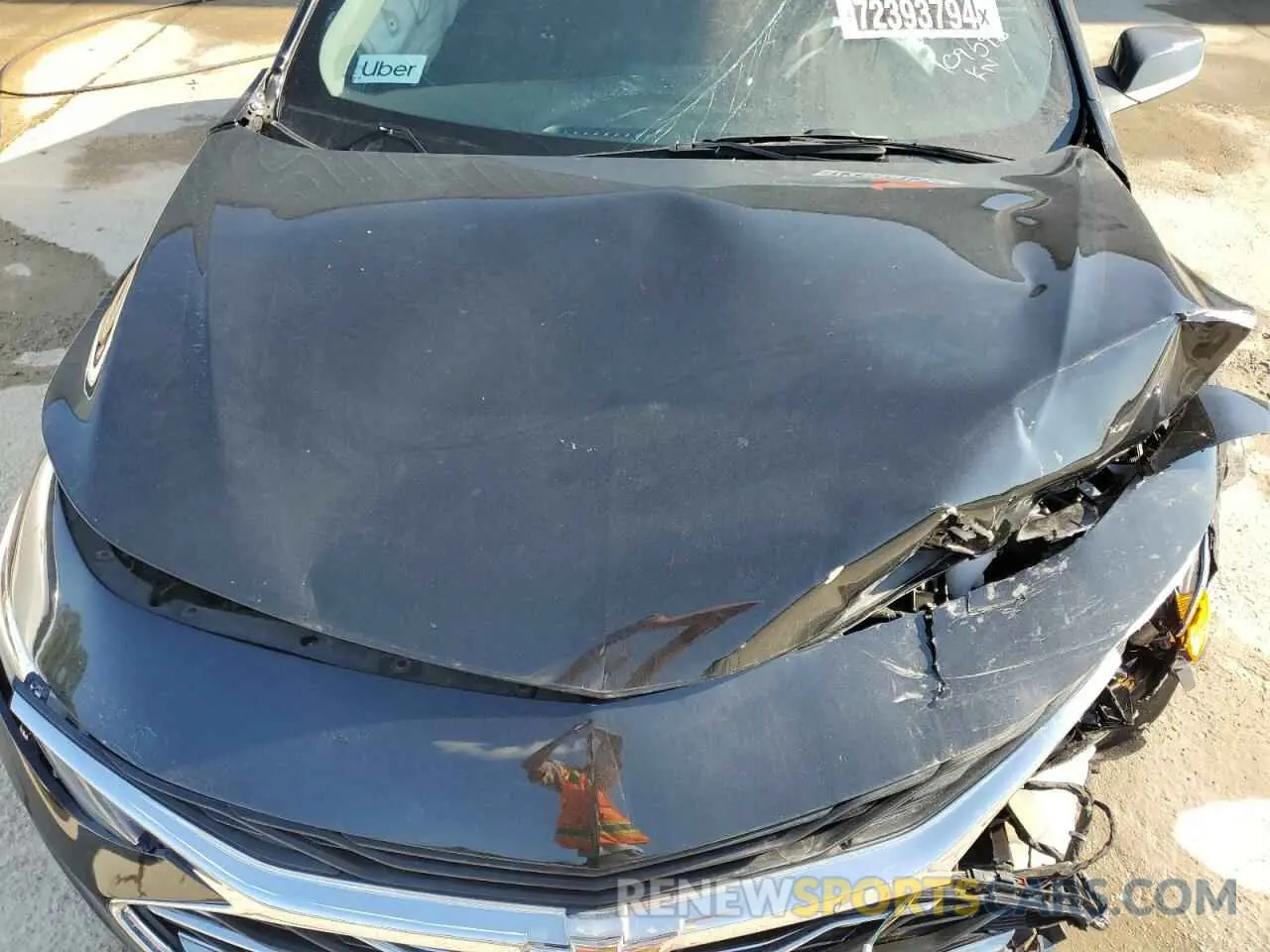11 Photograph of a damaged car 1G1ZD5ST7NF109598 CHEVROLET MALIBU 2022