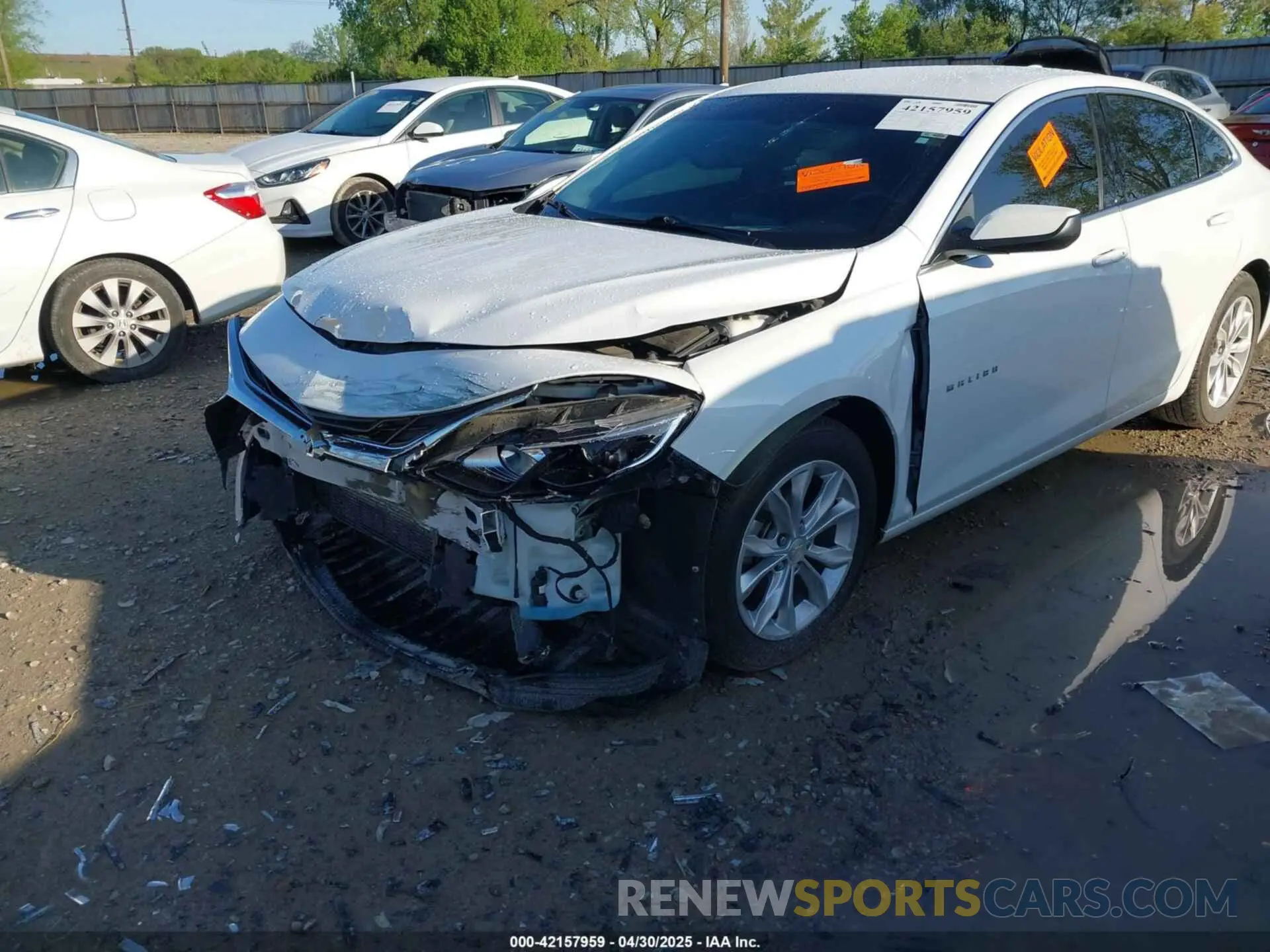 6 Photograph of a damaged car 1G1ZD5ST7NF115966 CHEVROLET MALIBU 2022