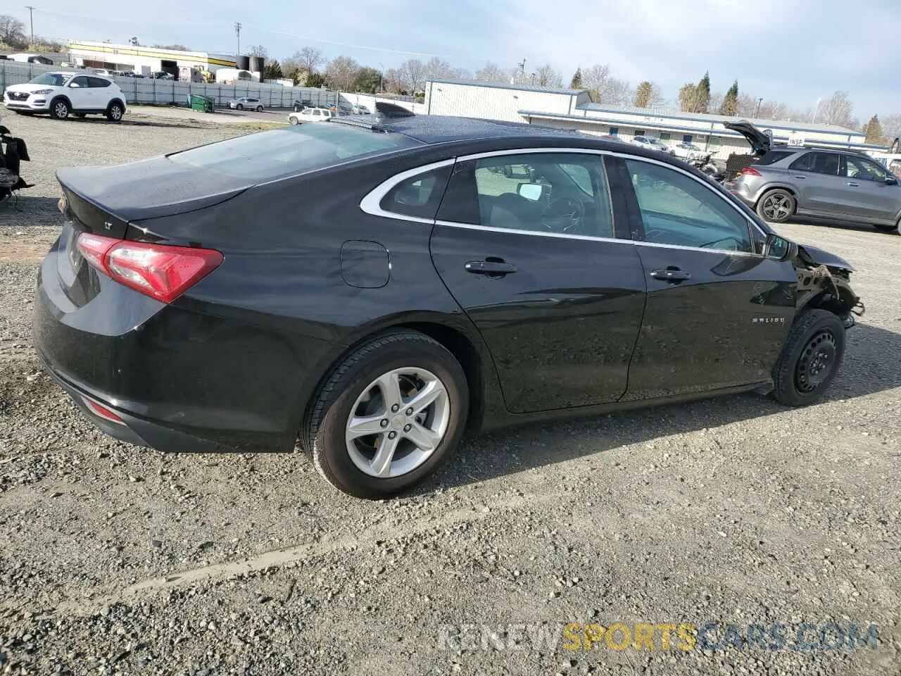 3 Photograph of a damaged car 1G1ZD5ST7NF123954 CHEVROLET MALIBU 2022