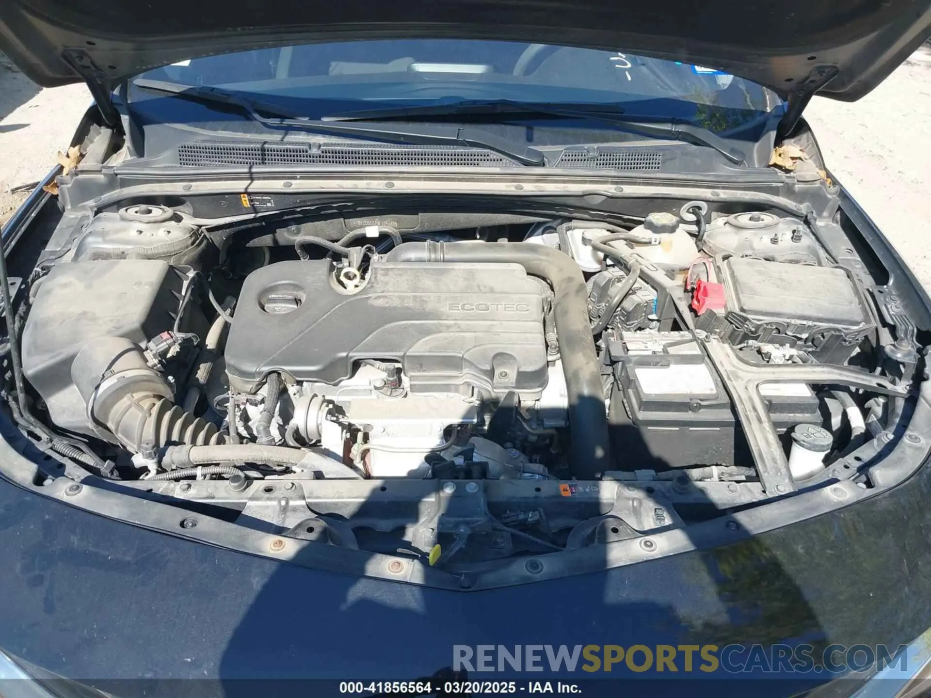 10 Photograph of a damaged car 1G1ZD5ST7NF134033 CHEVROLET MALIBU 2022