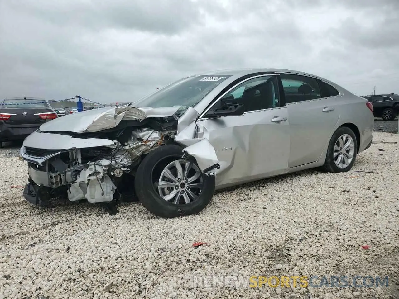1 Photograph of a damaged car 1G1ZD5ST7NF139555 CHEVROLET MALIBU 2022