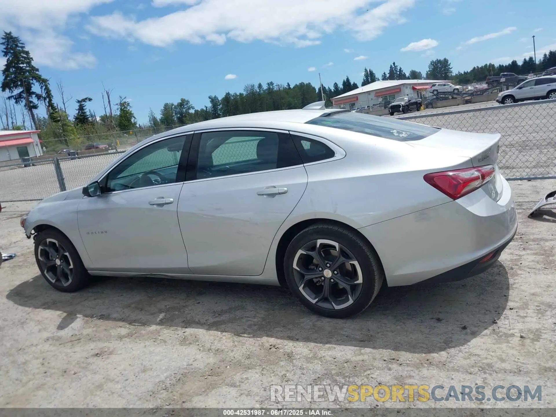 15 Photograph of a damaged car 1G1ZD5ST7NF140009 CHEVROLET MALIBU 2022