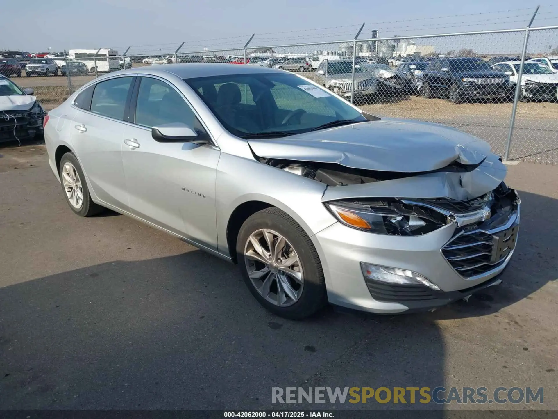 1 Фотография поврежденного автомобиля 1G1ZD5ST7NF142889 CHEVROLET MALIBU 2022