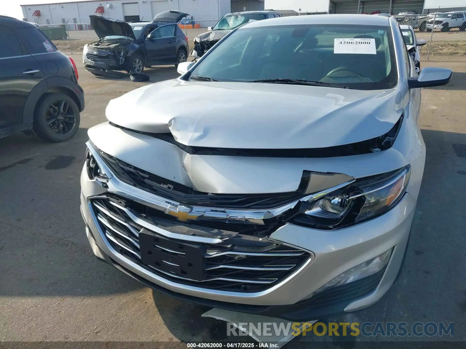 6 Фотография поврежденного автомобиля 1G1ZD5ST7NF142889 CHEVROLET MALIBU 2022