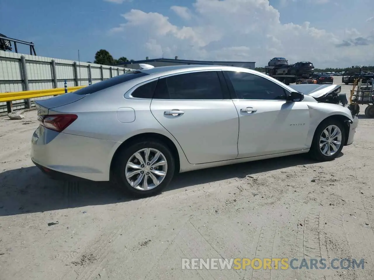 3 Photograph of a damaged car 1G1ZD5ST7NF144724 CHEVROLET MALIBU 2022