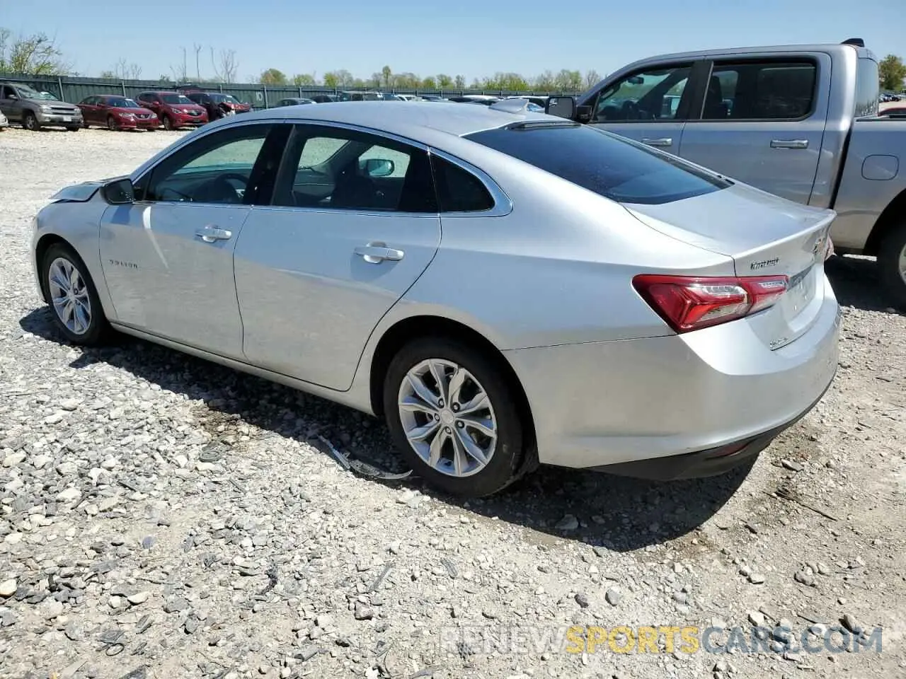 2 Photograph of a damaged car 1G1ZD5ST7NF150068 CHEVROLET MALIBU 2022