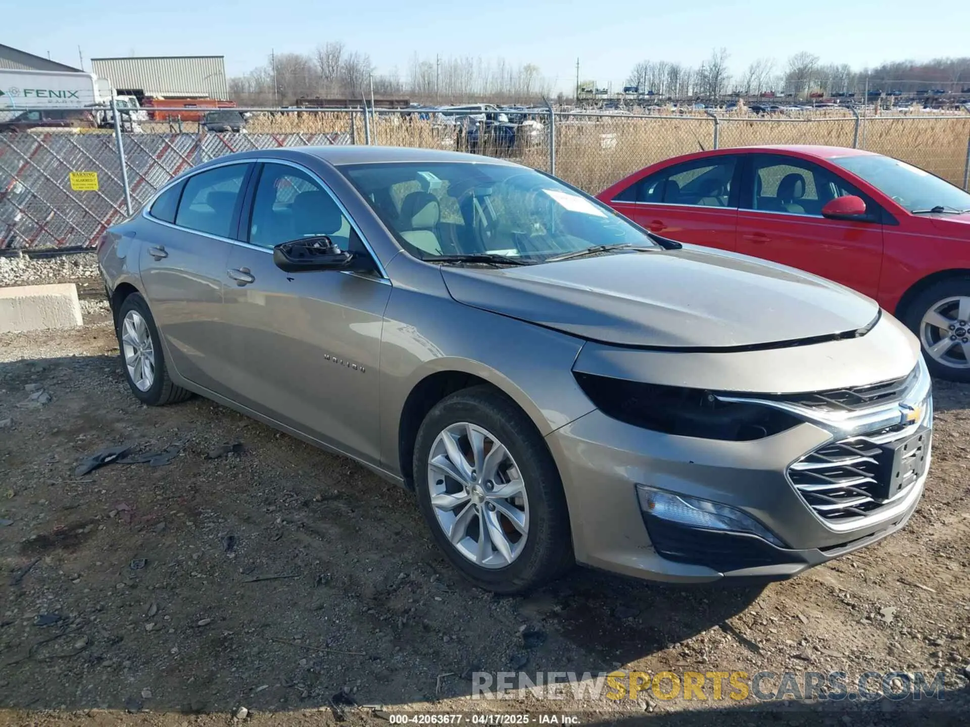 1 Photograph of a damaged car 1G1ZD5ST7NF154833 CHEVROLET MALIBU 2022