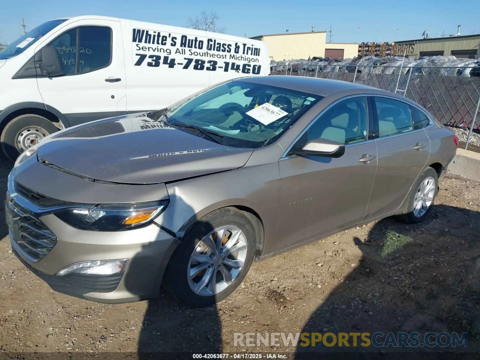 2 Photograph of a damaged car 1G1ZD5ST7NF154833 CHEVROLET MALIBU 2022