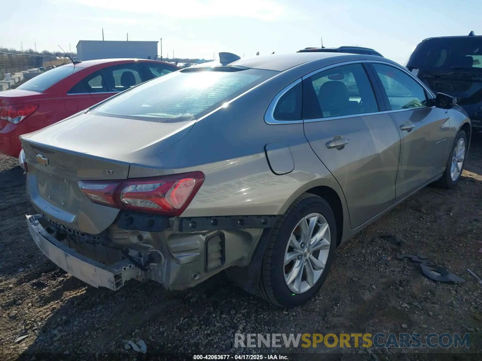 4 Photograph of a damaged car 1G1ZD5ST7NF154833 CHEVROLET MALIBU 2022