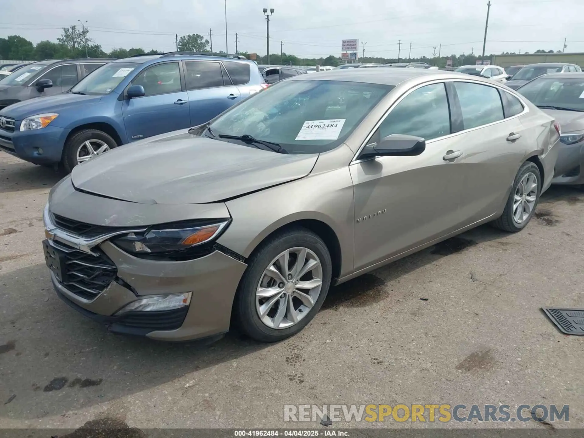 2 Photograph of a damaged car 1G1ZD5ST7NF163788 CHEVROLET MALIBU 2022