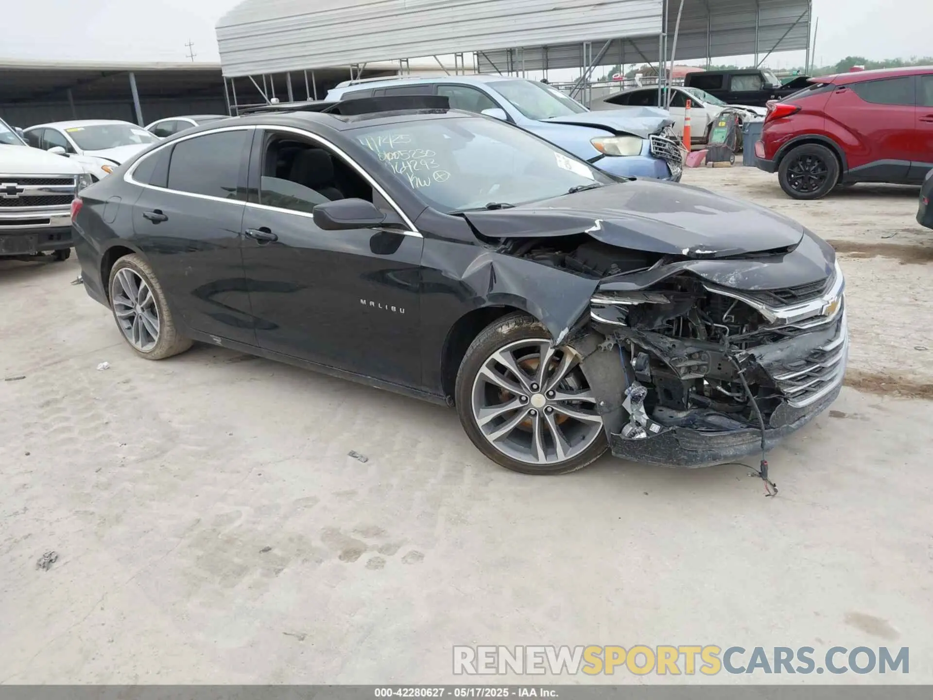 1 Photograph of a damaged car 1G1ZD5ST7NF164293 CHEVROLET MALIBU 2022