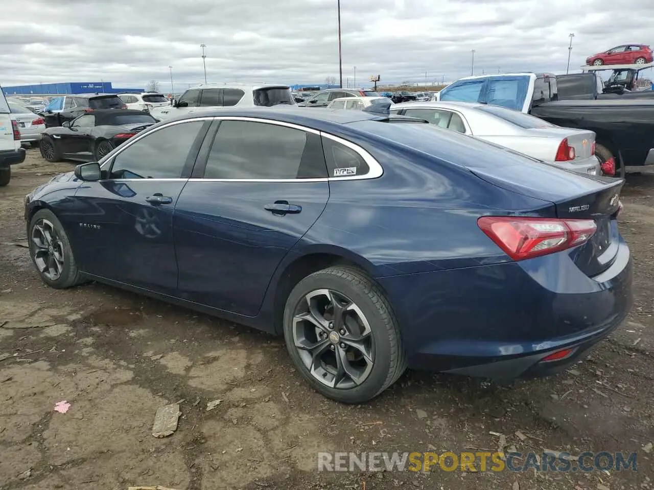 2 Photograph of a damaged car 1G1ZD5ST7NF183720 CHEVROLET MALIBU 2022