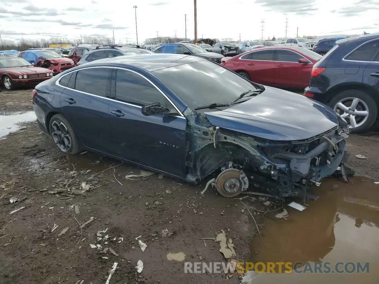 4 Photograph of a damaged car 1G1ZD5ST7NF183720 CHEVROLET MALIBU 2022