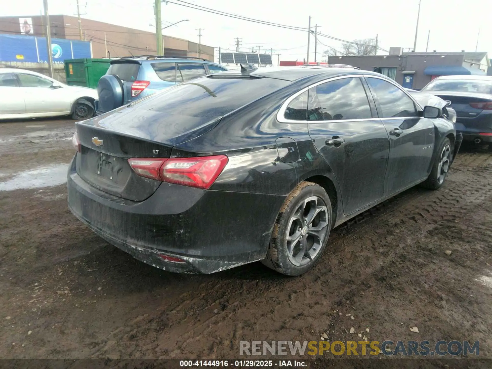 4 Фотография поврежденного автомобиля 1G1ZD5ST7NF201536 CHEVROLET MALIBU 2022