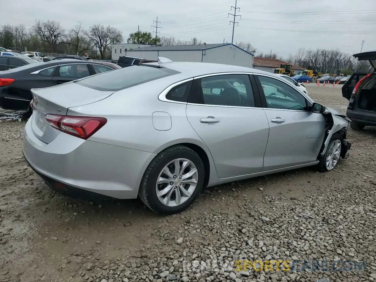 3 Photograph of a damaged car 1G1ZD5ST8NF115135 CHEVROLET MALIBU 2022