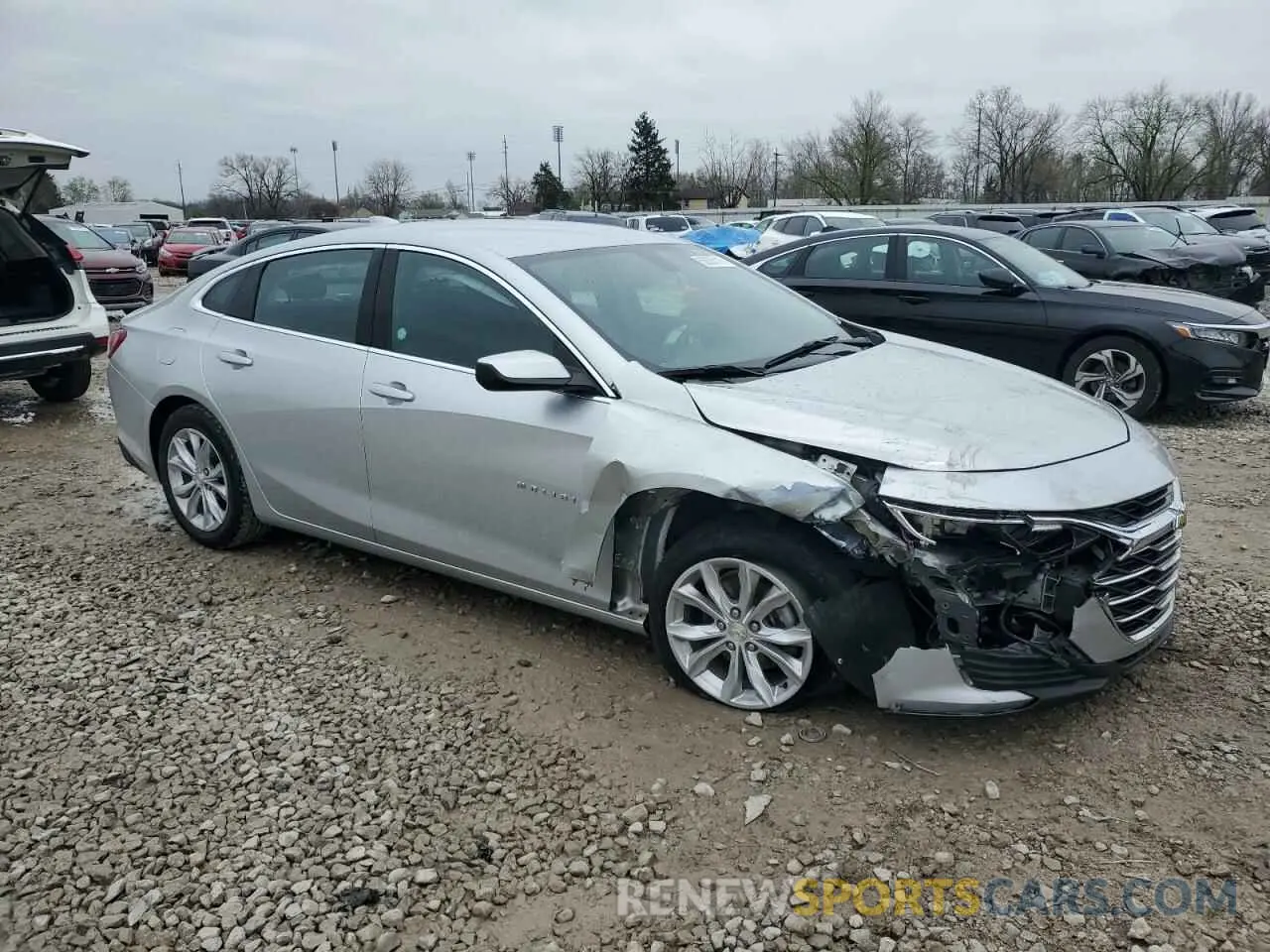 4 Photograph of a damaged car 1G1ZD5ST8NF115135 CHEVROLET MALIBU 2022